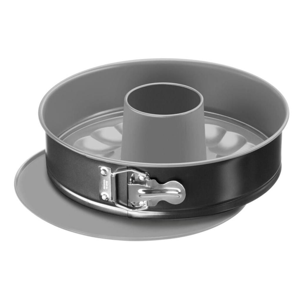 Tefal Easy Bake Savarin Springform Cake Mould, 26cm Non-Stick Baking Pan, Removable Base, Durable Carbon Steel Bakeware - J1742874