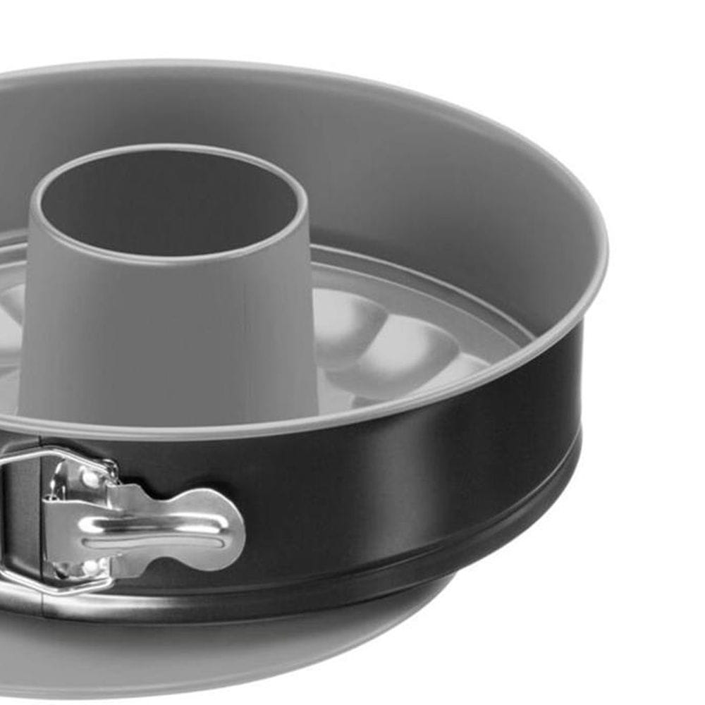 Tefal Easy Bake Savarin Springform Cake Mould, 26cm Non-Stick Baking Pan, Removable Base, Durable Carbon Steel Bakeware - J1742874