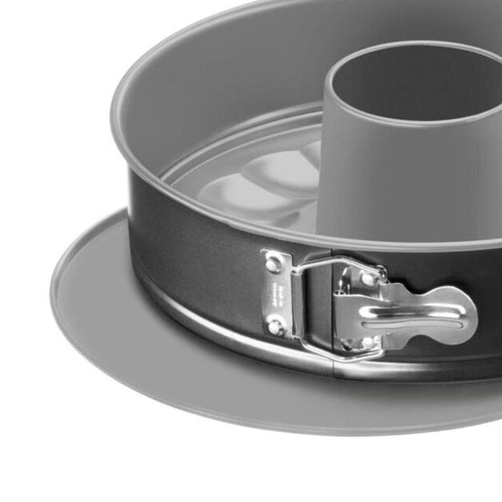 Tefal Easy Bake Savarin Springform Cake Mould, 26cm Non-Stick Baking Pan, Removable Base, Durable Carbon Steel Bakeware - J1742874
