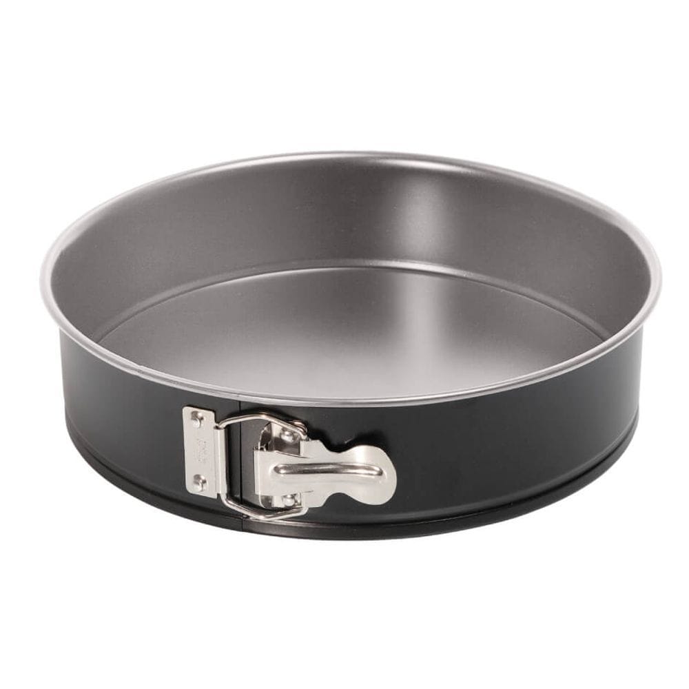 Tefal Easy Bake Springform Cake Mould, 24cm Non-Stick Carbon Steel Baking Pan, Removable Base, Durable Bakeware - J1741274