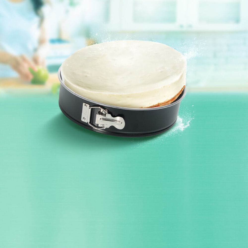 Tefal Easy Bake Springform Cake Mould, 24cm Non-Stick Carbon Steel Baking Pan, Removable Base, Durable Bakeware - J1741274