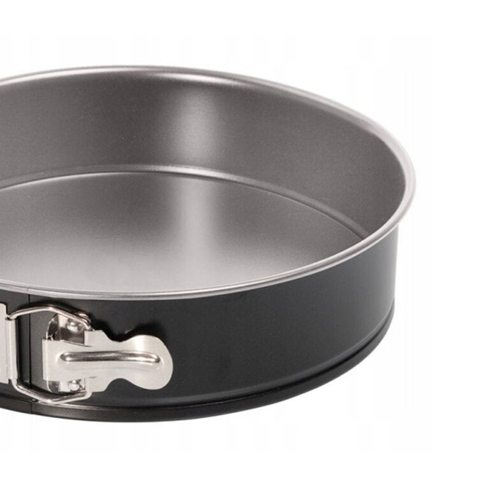 Tefal Easy Bake Springform Cake Mould, 28cm Non-Stick Baking Pan, Removable Base, Durable Carbon Steel Bakeware, Black - J1241474
