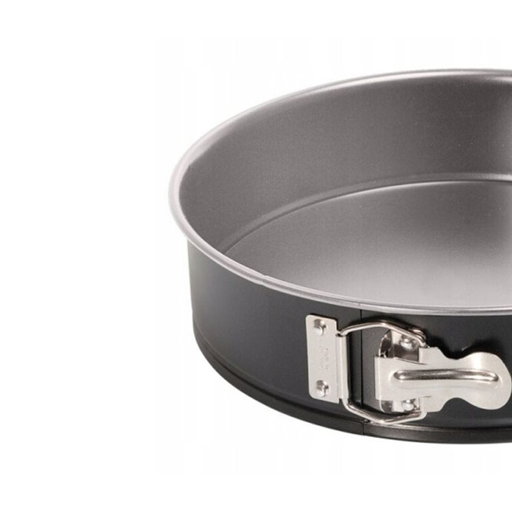Tefal Easy Bake Springform Cake Mould, 28cm Non-Stick Baking Pan, Removable Base, Durable Carbon Steel Bakeware, Black - J1241474