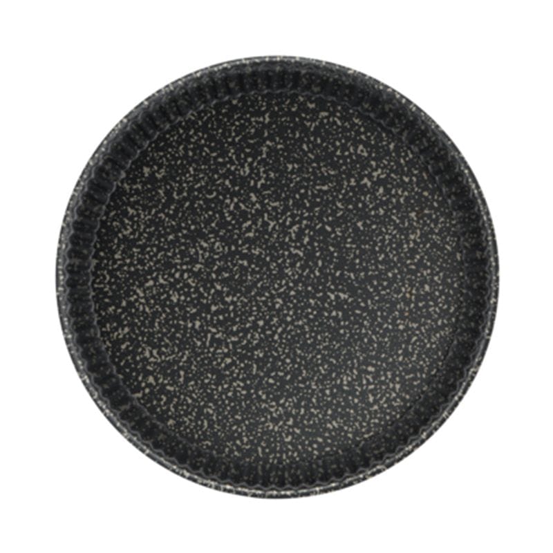 Tefal Black Stone Tart Pan, 27cm Non-Stick Tart Baking Tin, Durable Carbon Steel Bakeware, Easy Release Design -J5588302