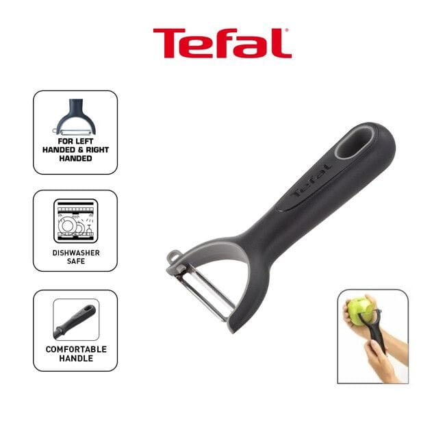 Tefal Comfort Y Peeler, Stainless Steel Swivel Blade, Ergonomic Non-Slip Handle, Vegetable & Fruit Peeler, Kitchen Gadget - K1291814