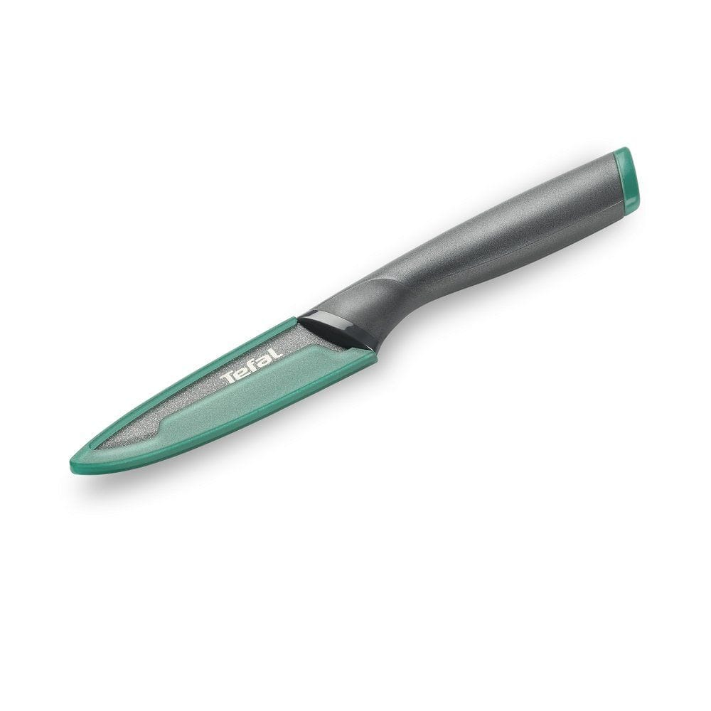 Tefal Fresh Kitchen Paring Knife, 9cm Stainless Steel Blade, Ergonomic Handle, Precision Cutting Kitchen Knife, Durable Design - K1220604
