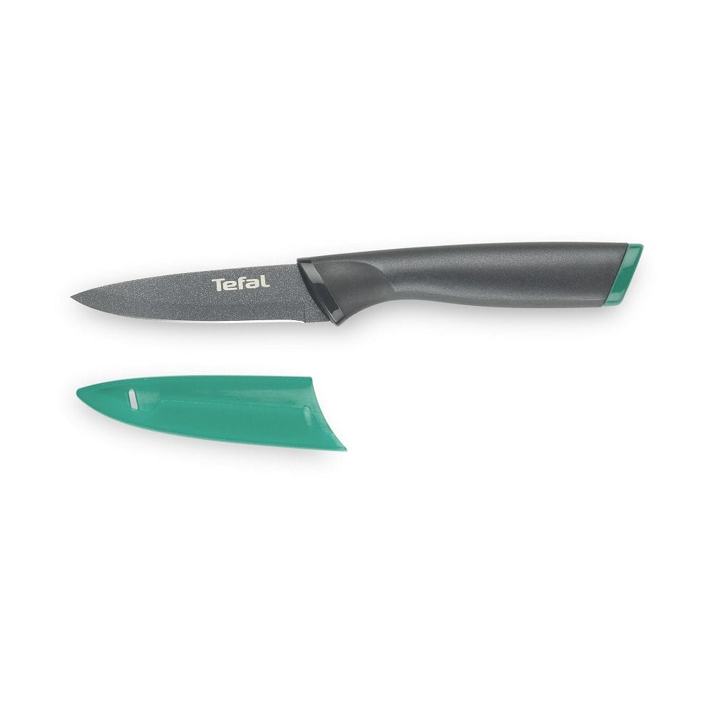 Tefal Fresh Kitchen Paring Knife, 9cm Stainless Steel Blade, Ergonomic Handle, Precision Cutting Kitchen Knife, Durable Design - K1220604
