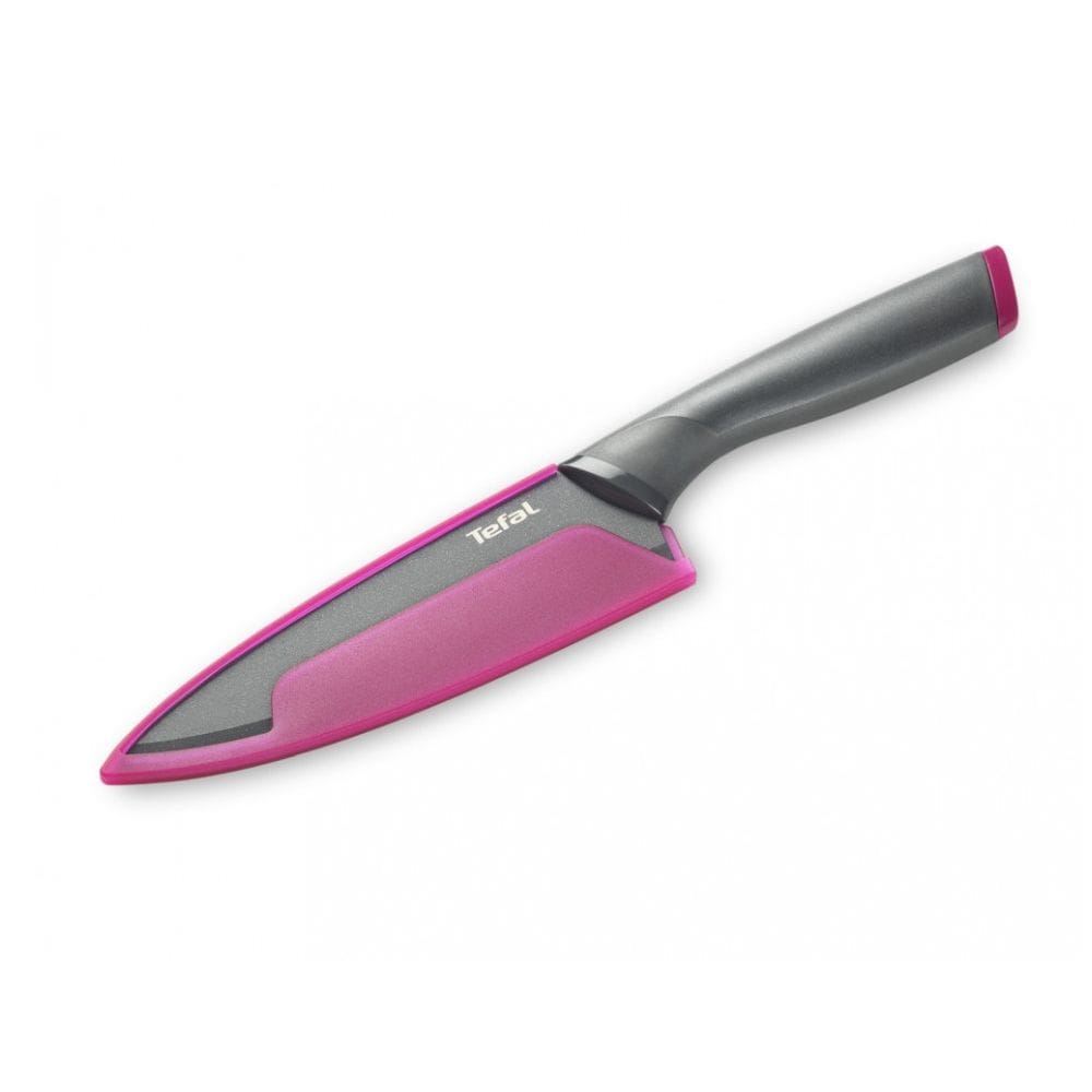 Tefal Fresh Kitchen Knife Set, 2-Piece Stainless Steel Blades, 9cm Paring Knife & Utility Knife, Ergonomic Handles, Kitchen Cutlery Set - K122S205