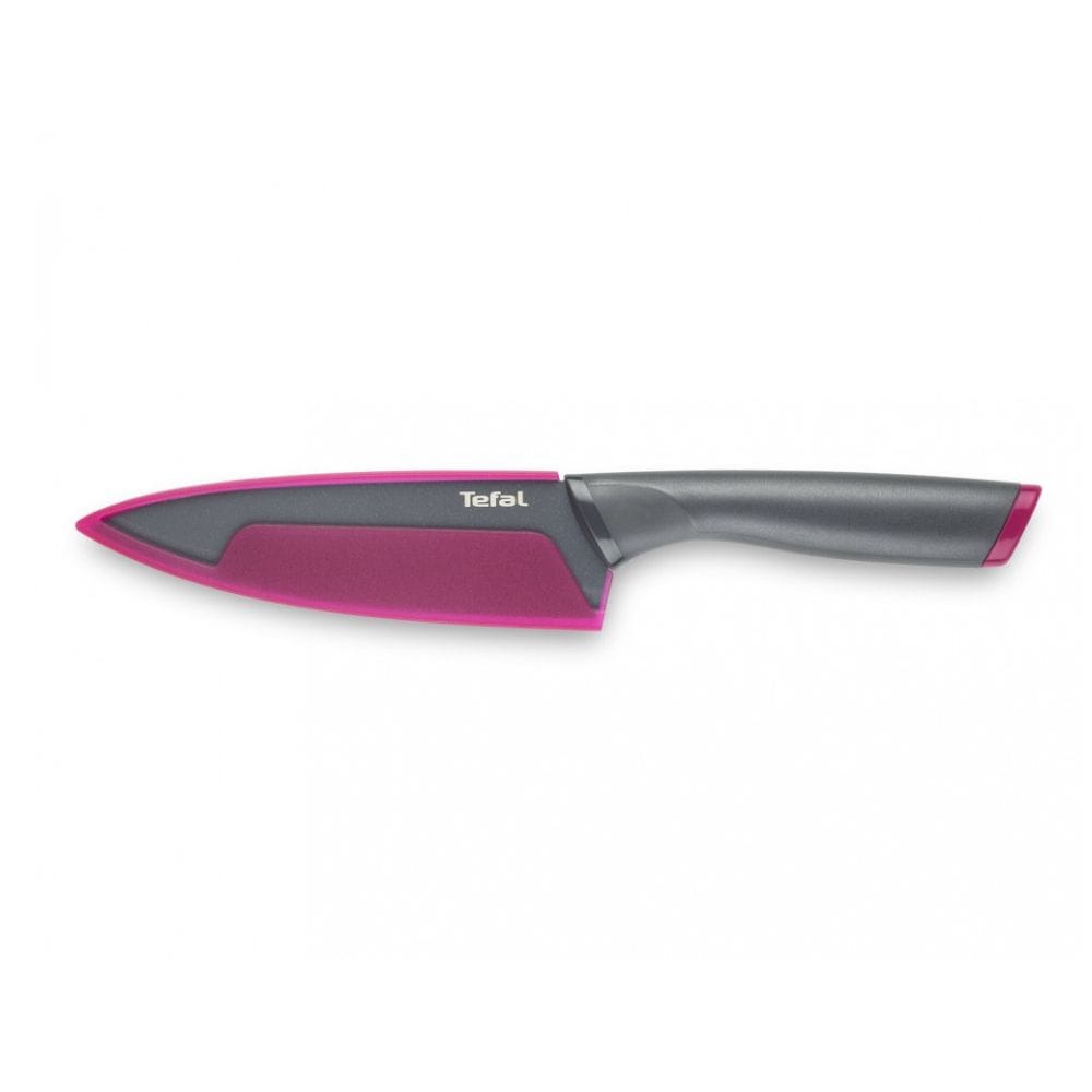Tefal Fresh Kitchen Knife Set, 2-Piece Stainless Steel Blades, 9cm Paring Knife & Utility Knife, Ergonomic Handles, Kitchen Cutlery Set - K122S205