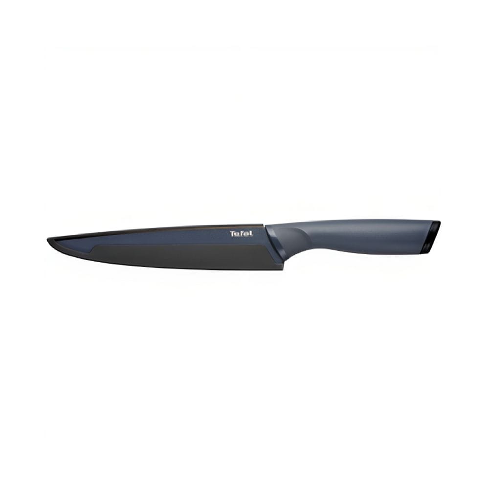 Tefal Fresh Kitchen Slicing Knife, 20cm Stainless Steel Blade, Ergonomic Handle, Precision Cutting Kitchen Knife, Durable Design - K1221205