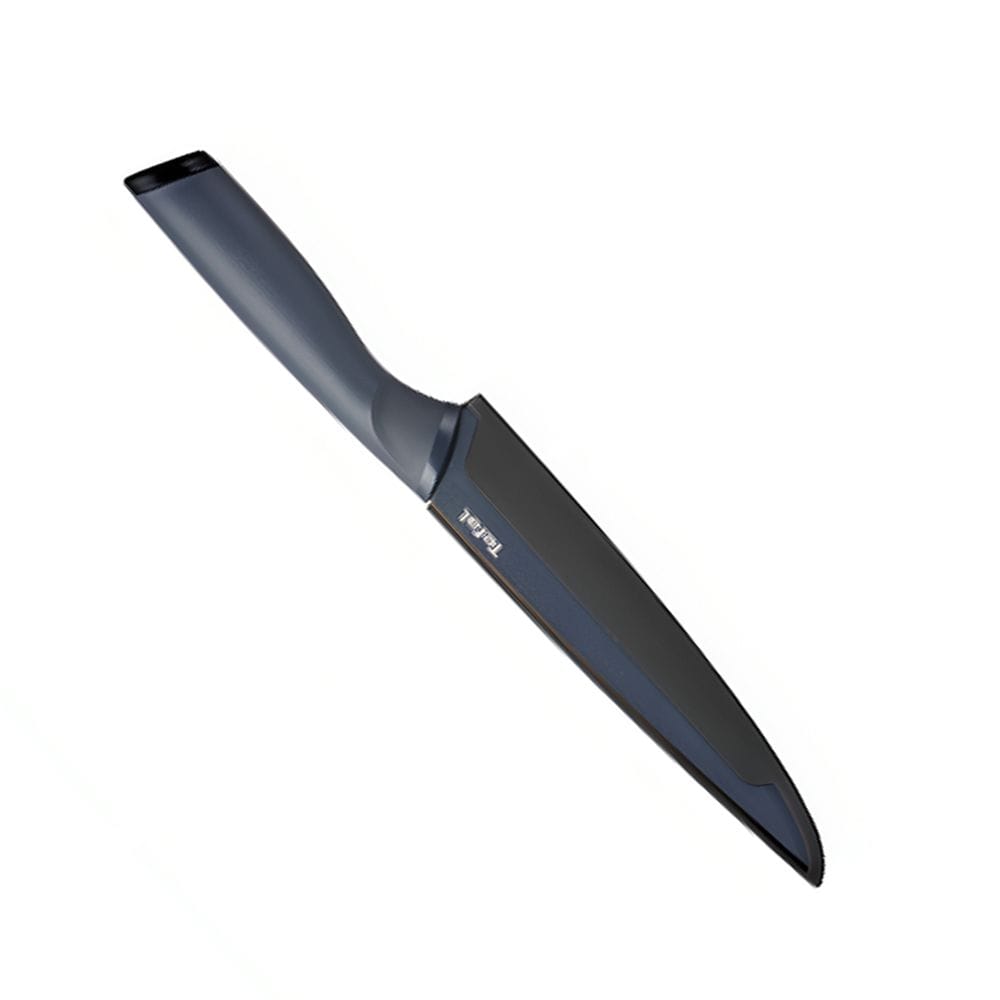 Tefal Fresh Kitchen Slicing Knife, 20cm Stainless Steel Blade, Ergonomic Handle, Precision Cutting Kitchen Knife, Durable Design - K1221205