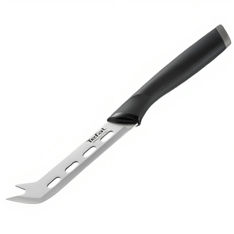 Tefal Comfort Cheese Knife, 12cm Stainless Steel Blade with Protective Cover, Ergonomic Handle, Kitchen Knife - K2213304