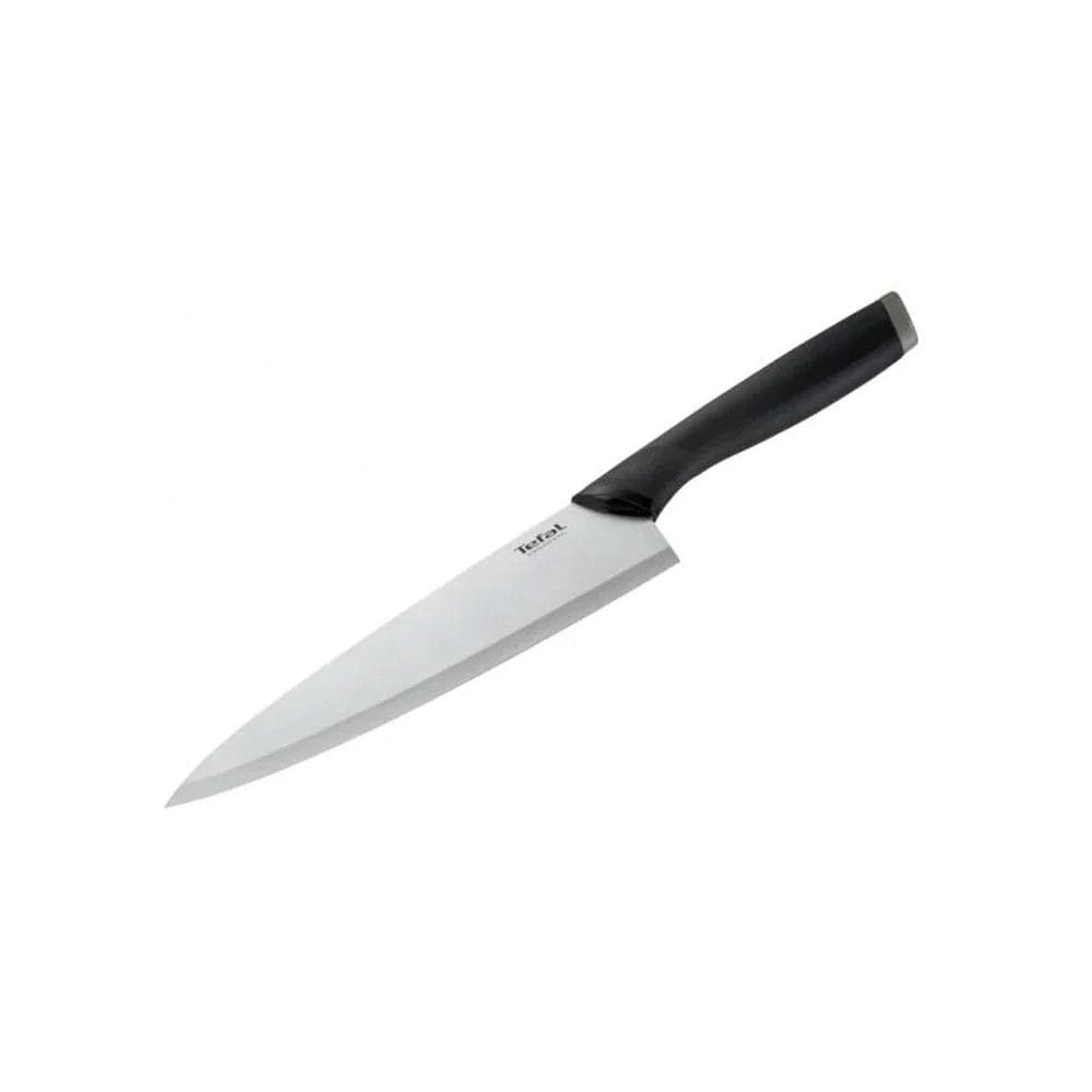 Tefal Comfort Slicing Knife, 20cm Stainless Steel Blade with Protective Cover, Ergonomic Handle, Kitchen Knife - K2213704