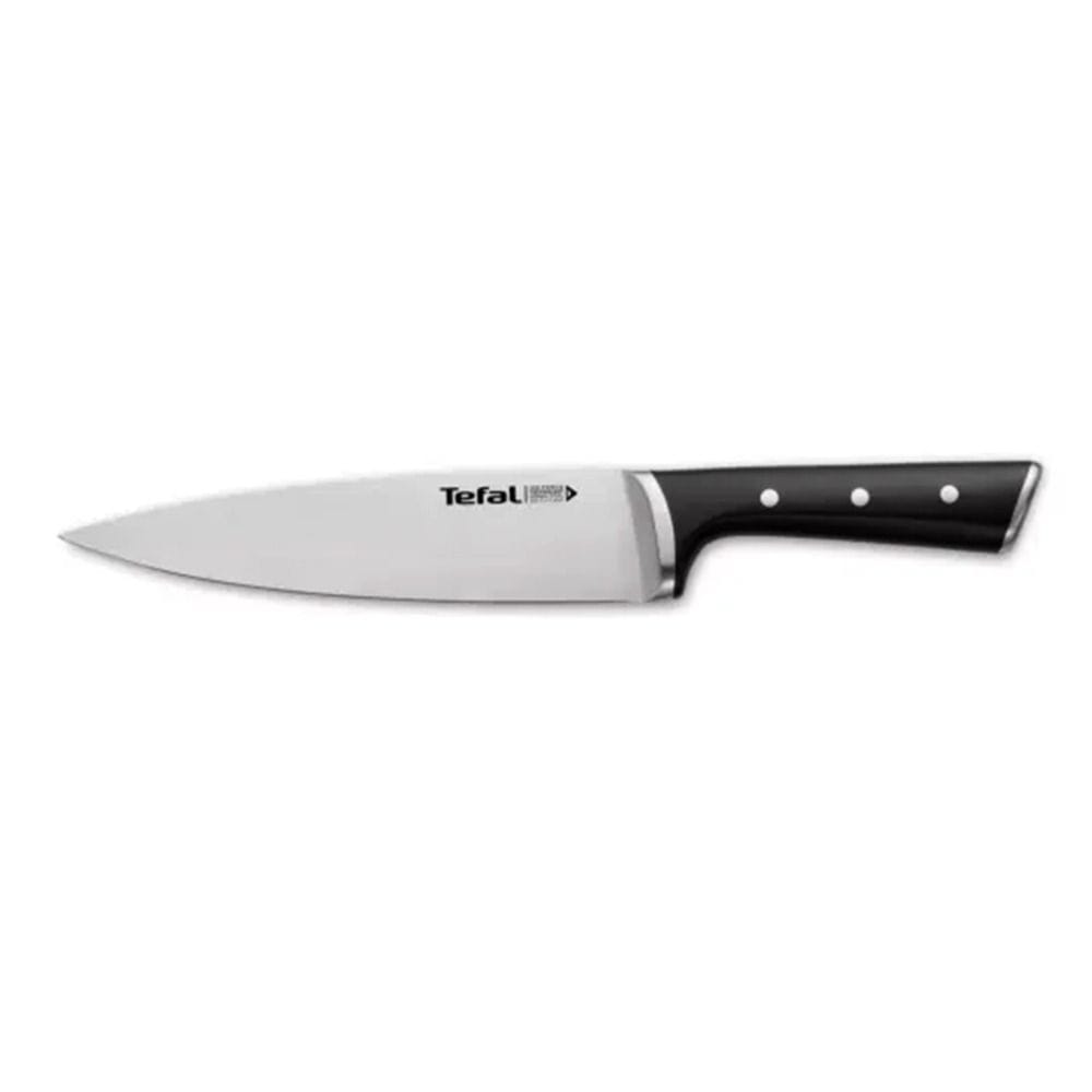 Tefal Ice Force Bread Knife, 20cm German Stainless Steel Serrated Blade, Ice-Hardened Technology, Ergonomic Handle, Kitchen Knife - K2320414