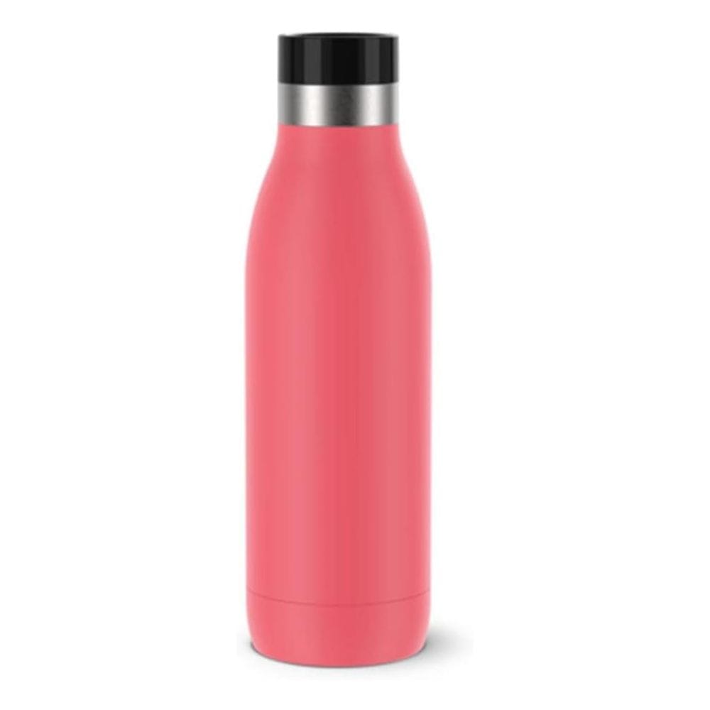 Tefal Bludrop Hydration Bottle, 0.5L Stainless Steel Insulated Water Bottle, Leakproof Full Coat Design, Pink -  N3110410