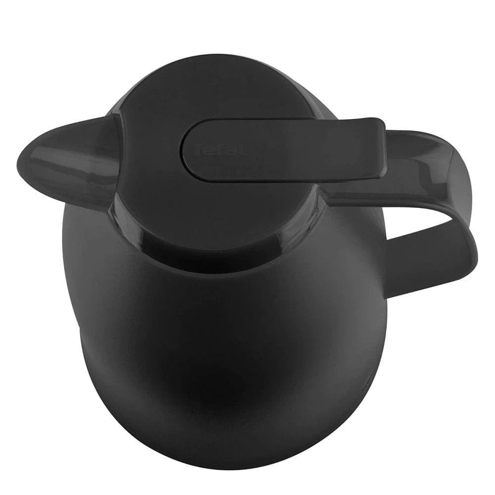 Tefal Mambo Isotherm Jug, 1L Insulated Thermal Jug, Hot & Cold Beverage Carafe, Black - K3037112