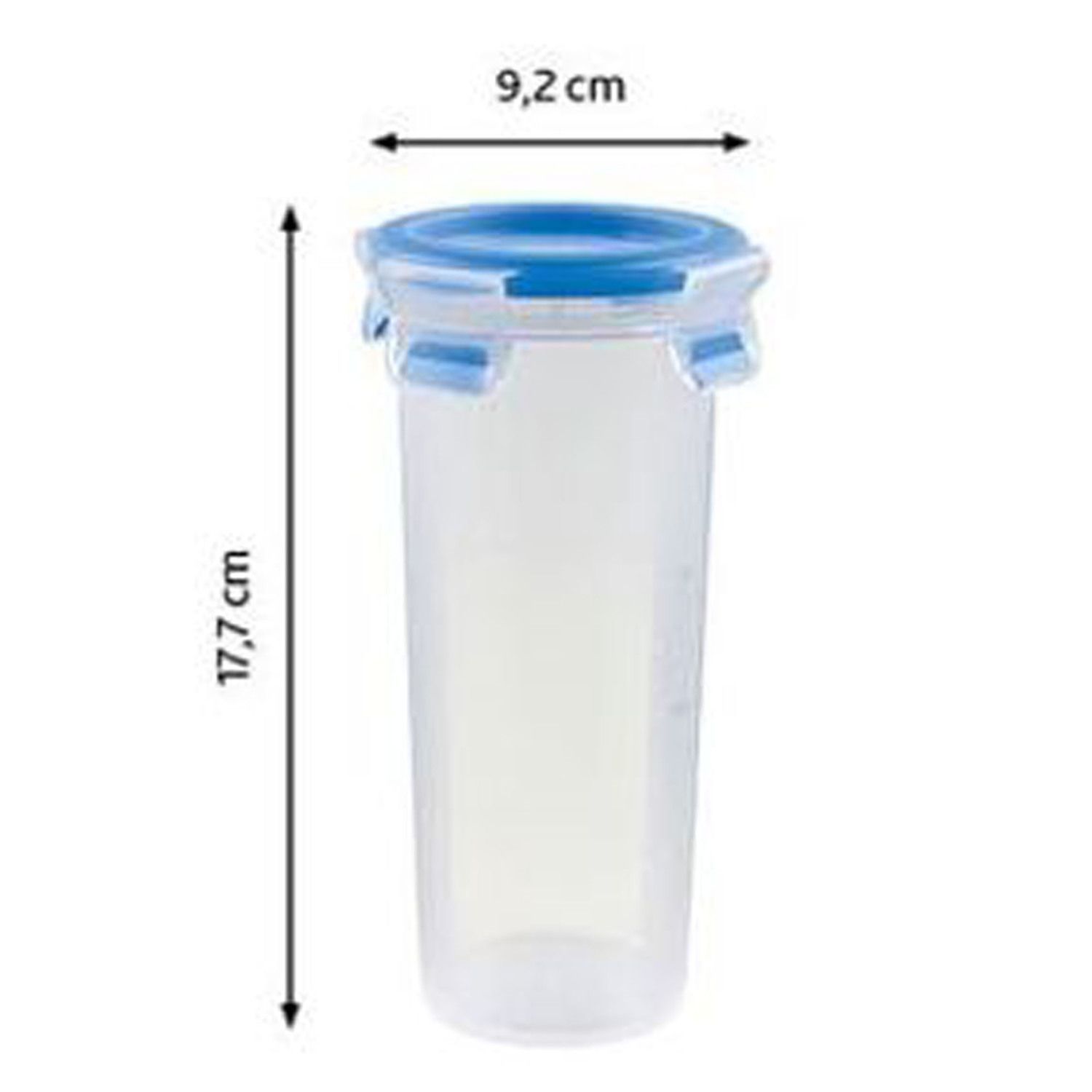 Tefal Round Food Storage Container, 0.5L Airtight Leakproof Food Box, BPA-Free, Freezer & Microwave Safe - K3022912