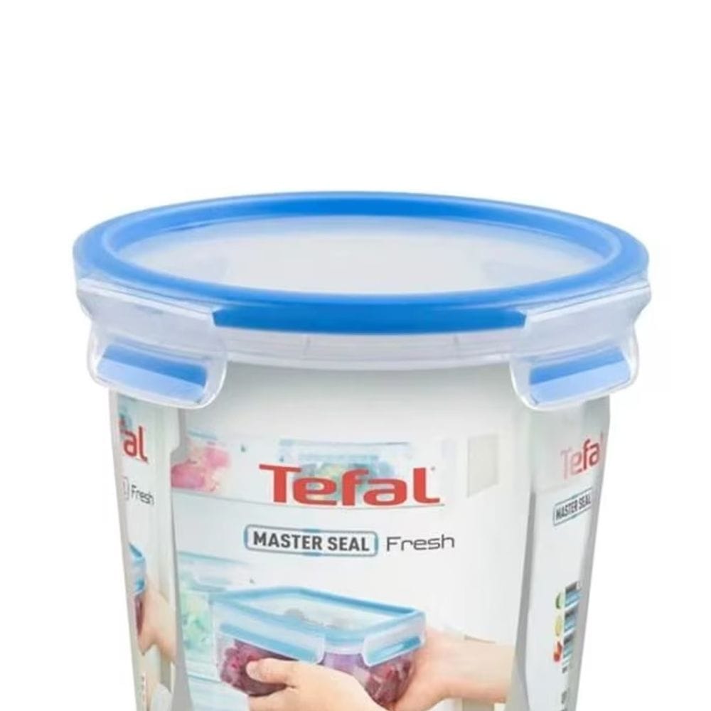 Tefal Round Food Storage Container, 2L Airtight Leakproof Food Box, BPA-Free, Freezer & Microwave Safe - K3023012