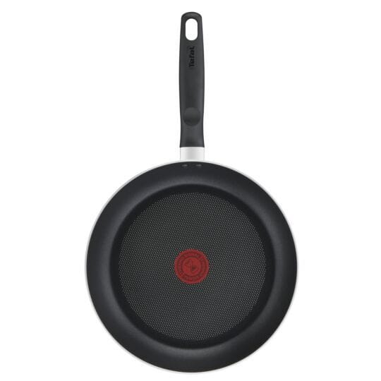 Tefal Super Cook Frypan Set, 24cm & 28cm Non-Stick Frying Pans, Thermo-Signal Heat Indicator, Easy Clean Cookware - B4592S85