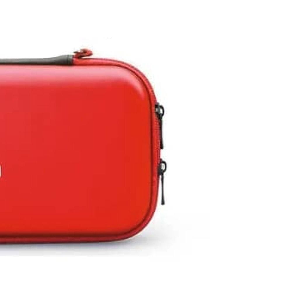 Nintendo Switch 2 Storage Case, Hard Shell EVA Protective Travel Case, Console & Accessory Storage, Carry Strap | Red - NSW-086D - 6961818027581