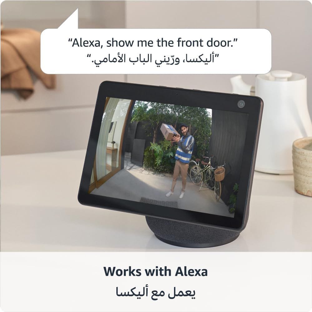 جرس باب فيديو يعمل بالبطارية من رينج، كاميرا أمان لاسلكية عالية الدقة، رؤية شاملة، اتصال ثنائي الاتجاه، كشف الحركة، جرس باب ذكي يعمل بتقنية الواي فاي