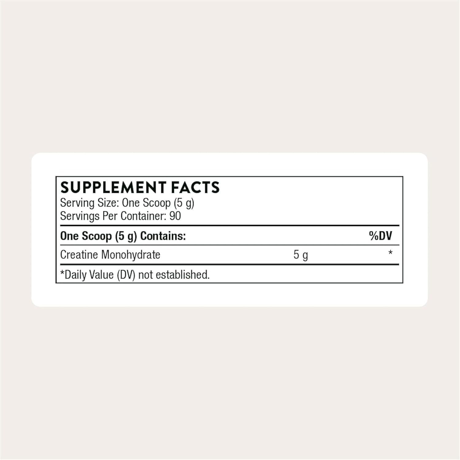 Thorne Creatine Monohydrate Powder for Muscle & Cognitive Support - NSF Certified