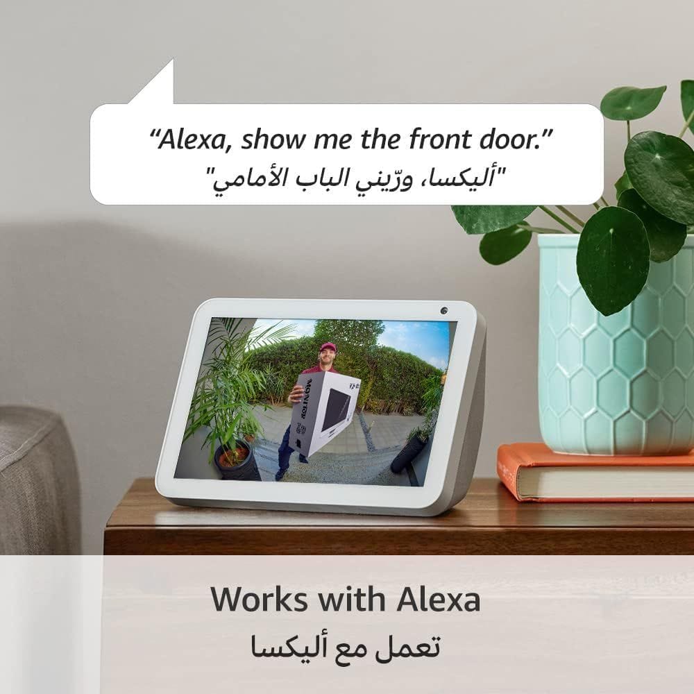 Ring Battery Video Doorbell Plus, 1536p HD Head-to-Toe Video, Colour Night Vision, Wireless Smart Security Camera with Two-Way Talk