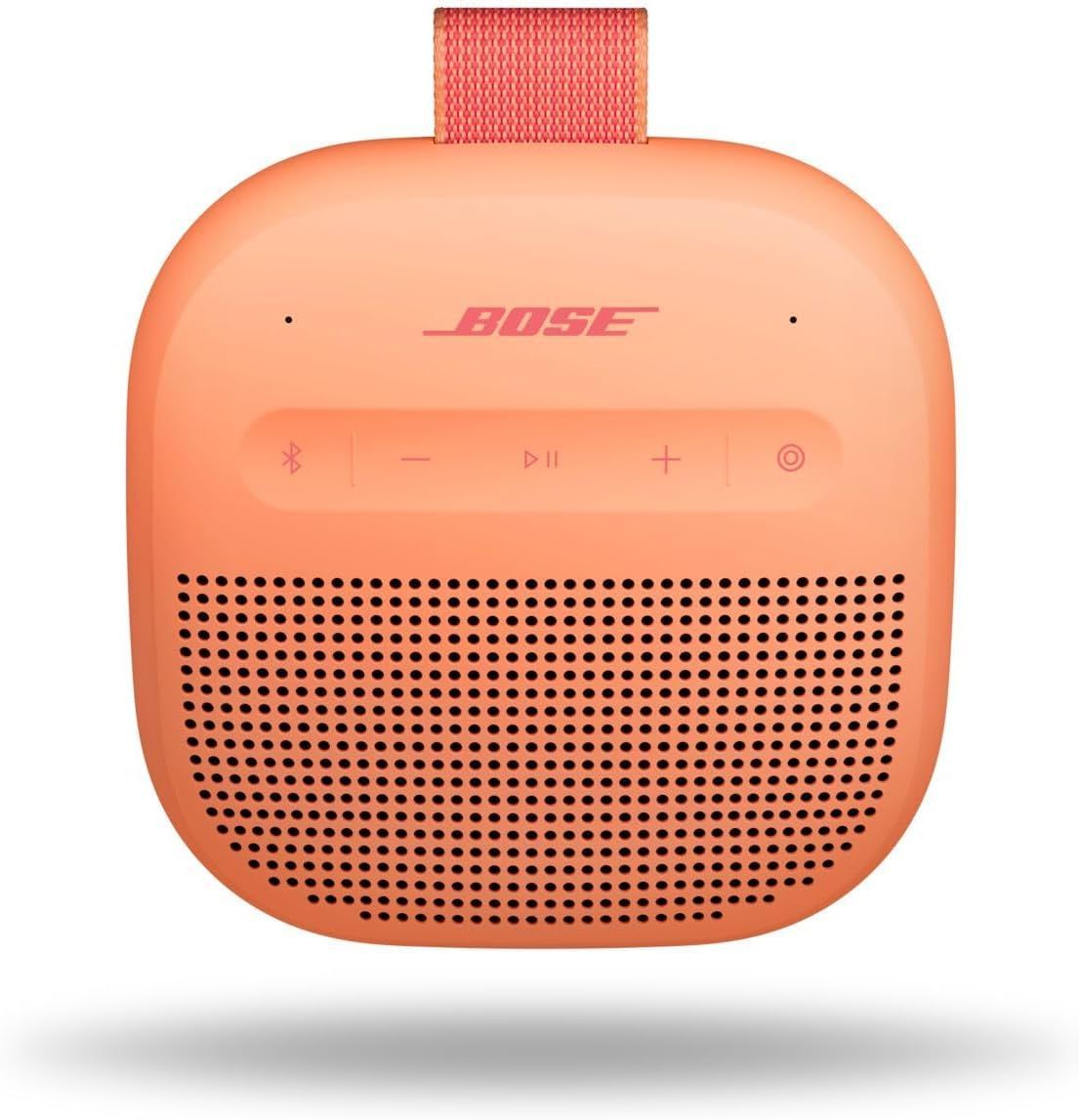 Bose SoundLink Micro Bluetooth Speaker (2nd Gen), Waterproof, Portable, Hi-Fi Sound, 12-Hour Battery Life - Sunset Peach