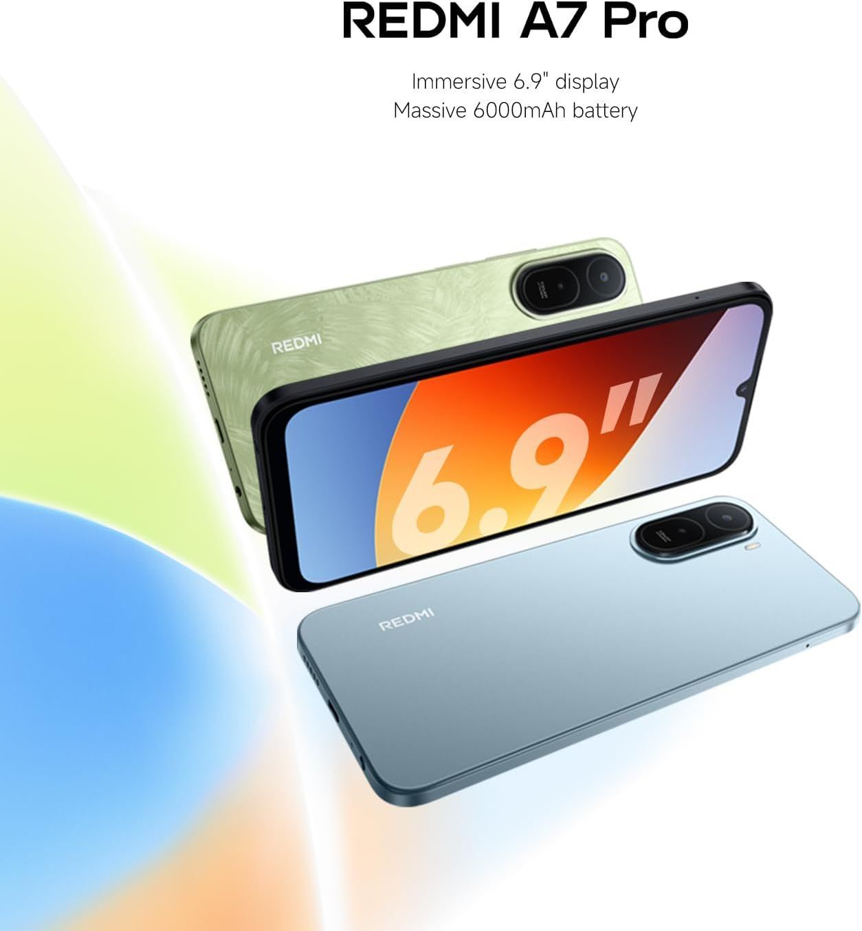 Xiaomi REDMI A7 Pro - 6.9" Display, 128GB Storage, 4GB RAM | Black