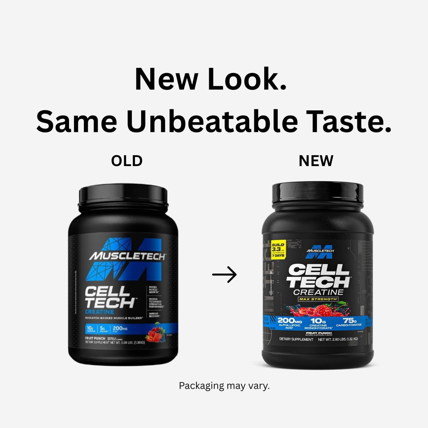 Muscletech Cell-Tech Creatine Monohydrate with BCAAs - 1360g