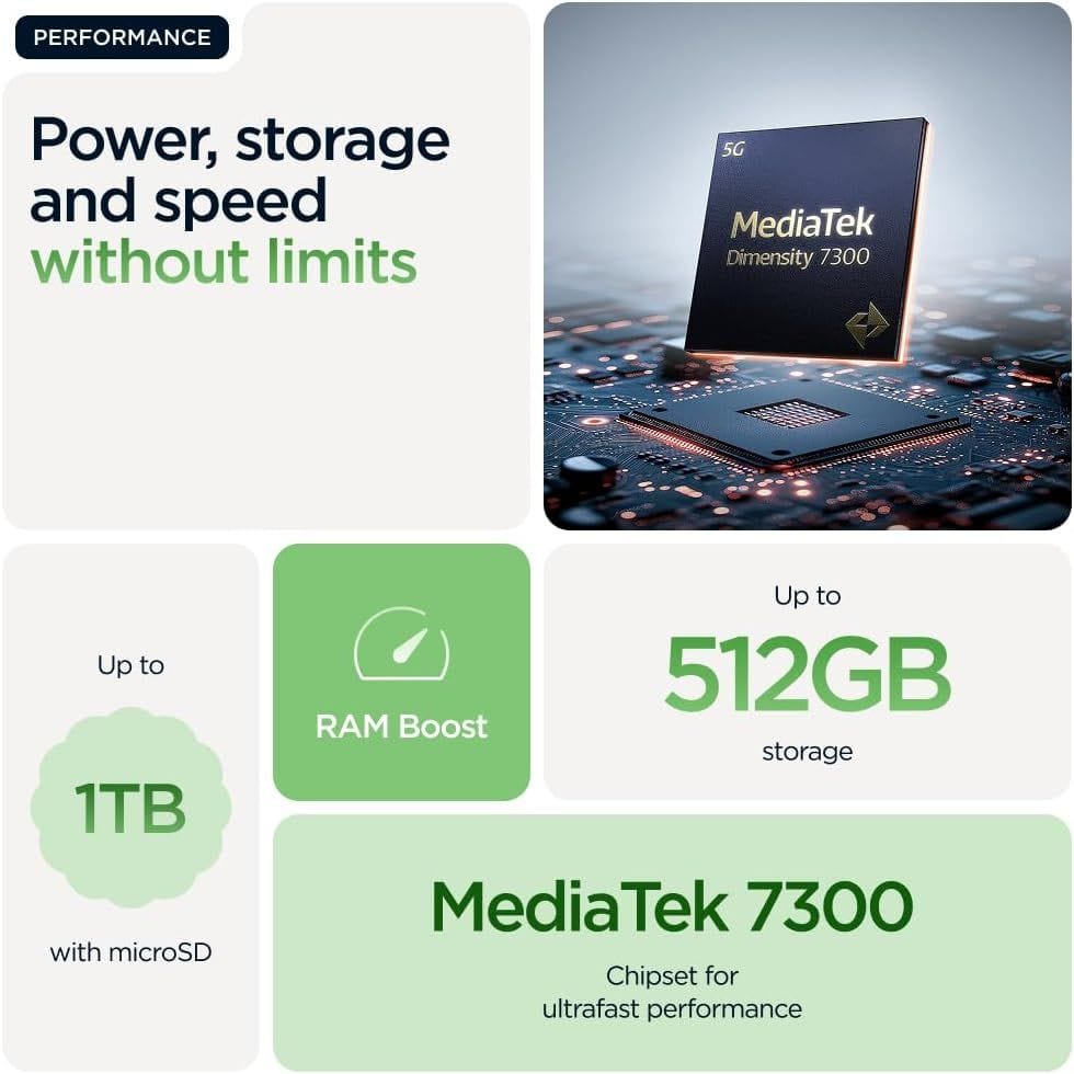 موتورولا Edge 60 5G - رام 12 جيجابايت، سعة 512 جيجابايت، كاميرا 50 ميجابكسل | أخضر