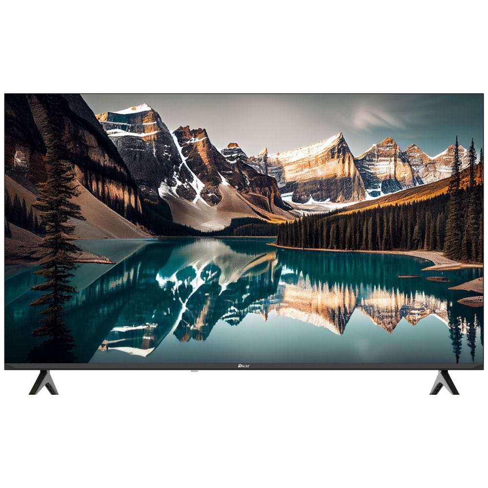 OSCAR 65 inch Frameless QLED 4K Smart WebOS TV- UHD, HDR, T2/S2/CI Slot, Dual ARM Processor, OS65QSW4KA | Black