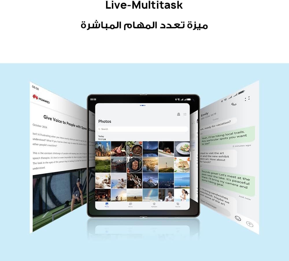HUAWEI Mate X6 Foldable Smartphone - 12GB RAM, 512GB Storage, Durable Design & Ultra Chroma Camera|Black