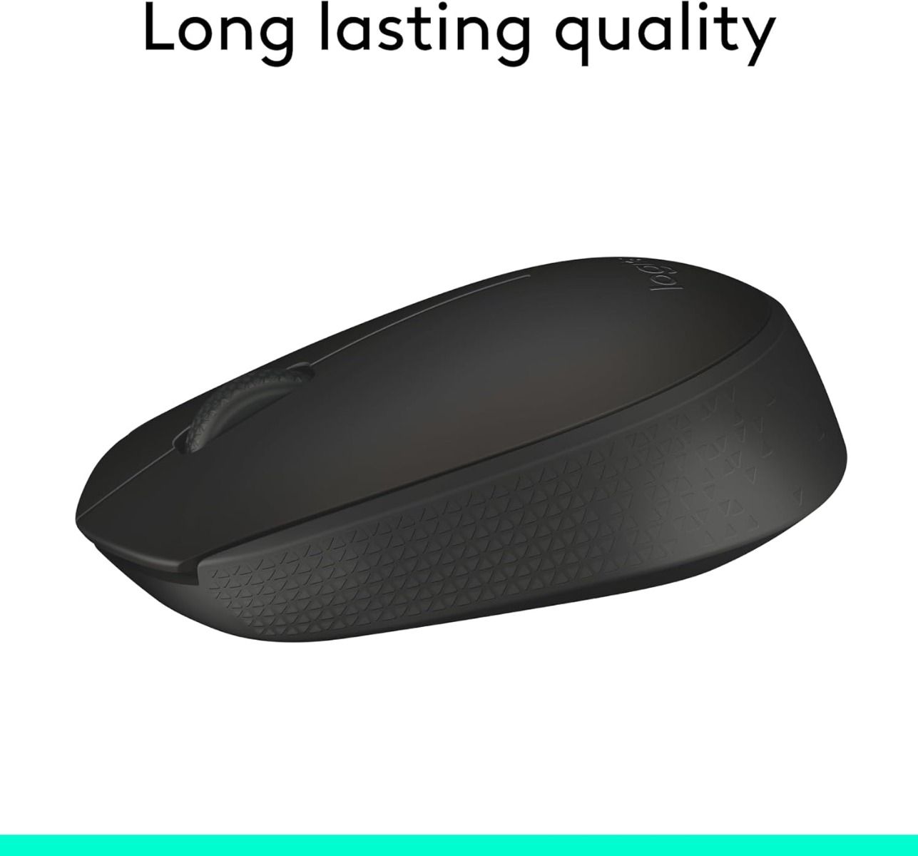 Logitech M171 Wireless Mouse, 2.4 GHz USB Mini Receiver, Optical Tracking |Black