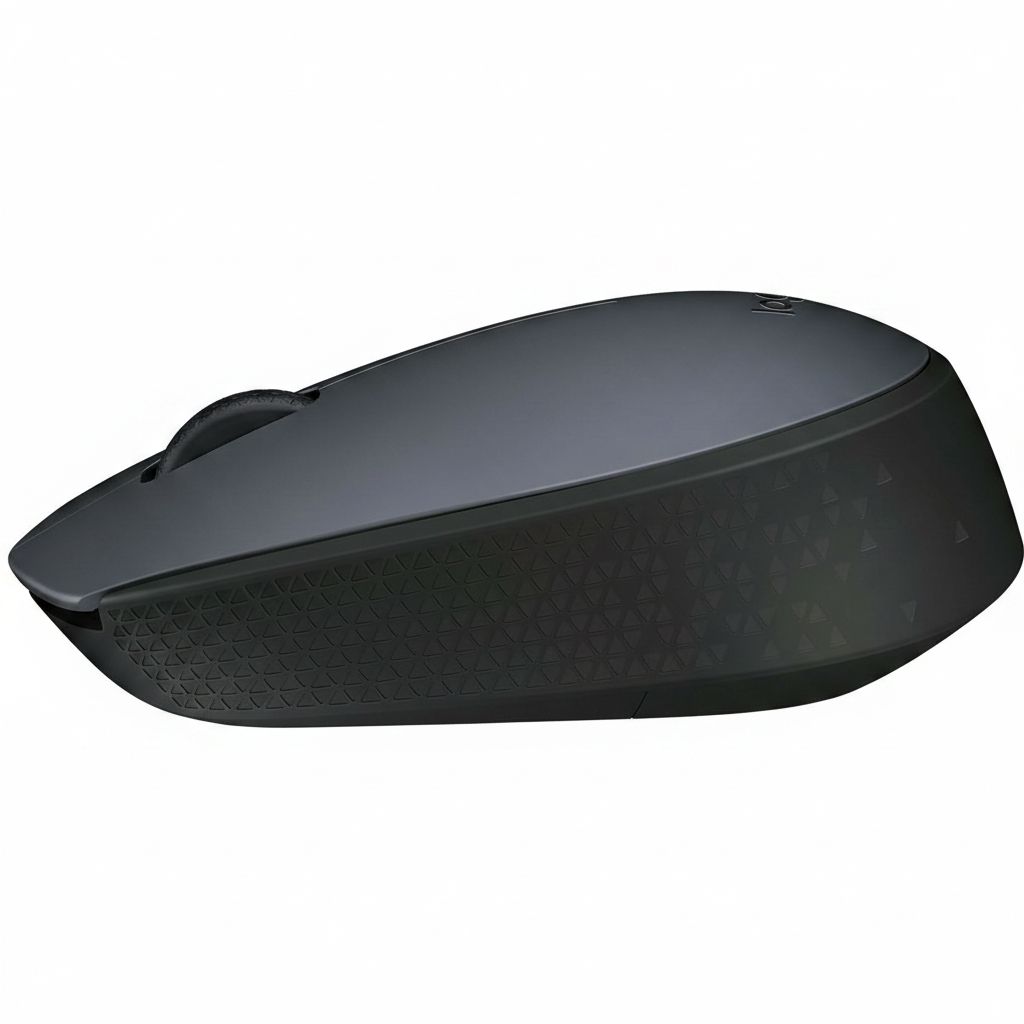Logitech M171 Wireless Optical Tracking And Ambidextrous Mouse With Easy Install, 2.4GHz Wireless - Black