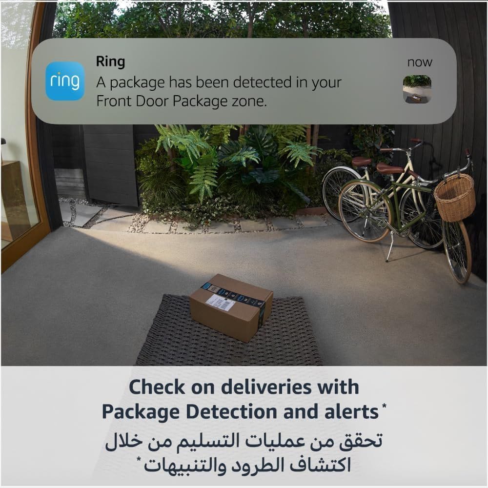 Ring Battery Video Doorbell Pro, Wireless Security Camera with Head-to-Toe Video, 3D Motion Detection, Two-Way Talk & Smart Home Integration