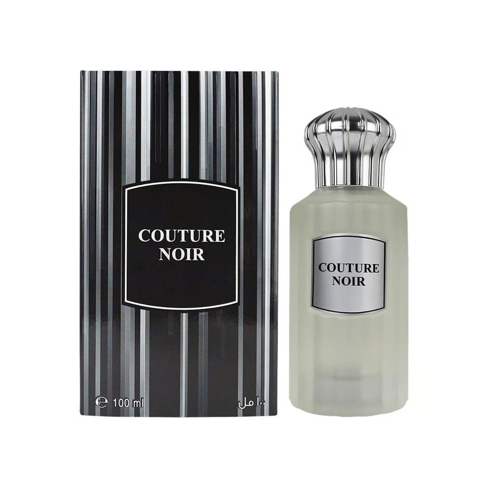 Ahmed Al Maghribi Couture Noir EDP 100ml - Unisex Fruity Leather Perfume, Apple & Musk