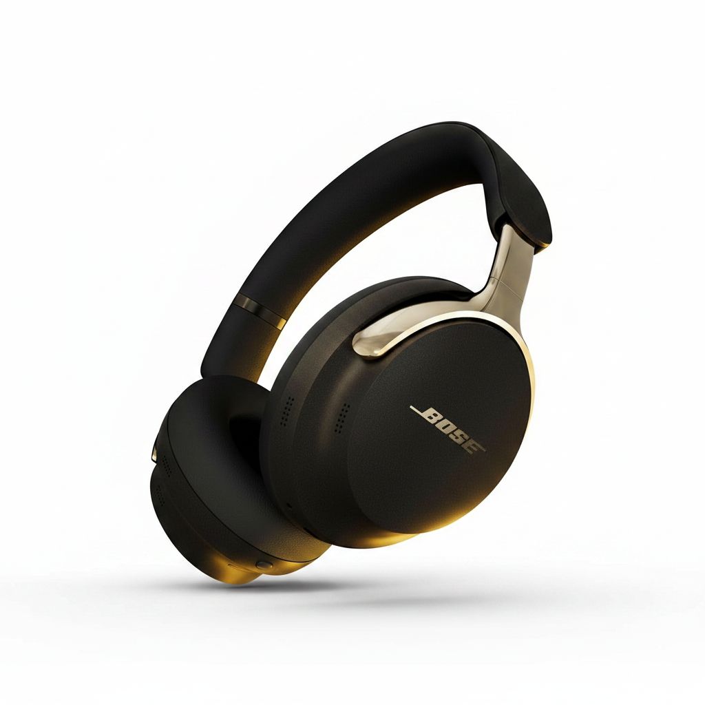 Bose QuietComfort Ultra Wireless Over-Ear Headphones (2nd Gen), Premium Sound, World-Class Noise Cancelling, Bluetooth, Up to 24-Hour Battery Life - Desert Gold