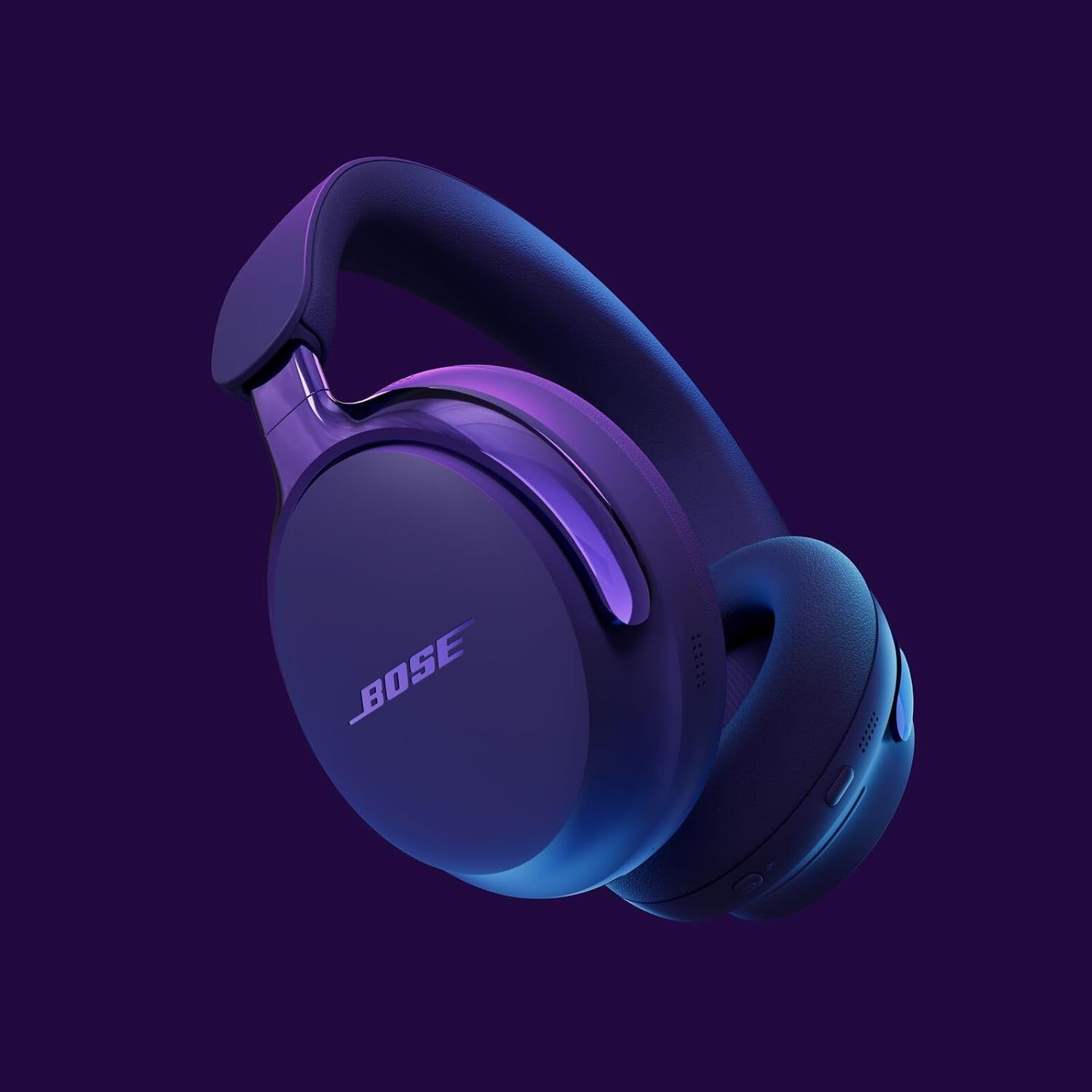 Bose QuietComfort Ultra Wireless Over-Ear Headphones (2nd Gen), Immersive Audio, Premium Noise Cancelling, Bluetooth - Midnight Violet
