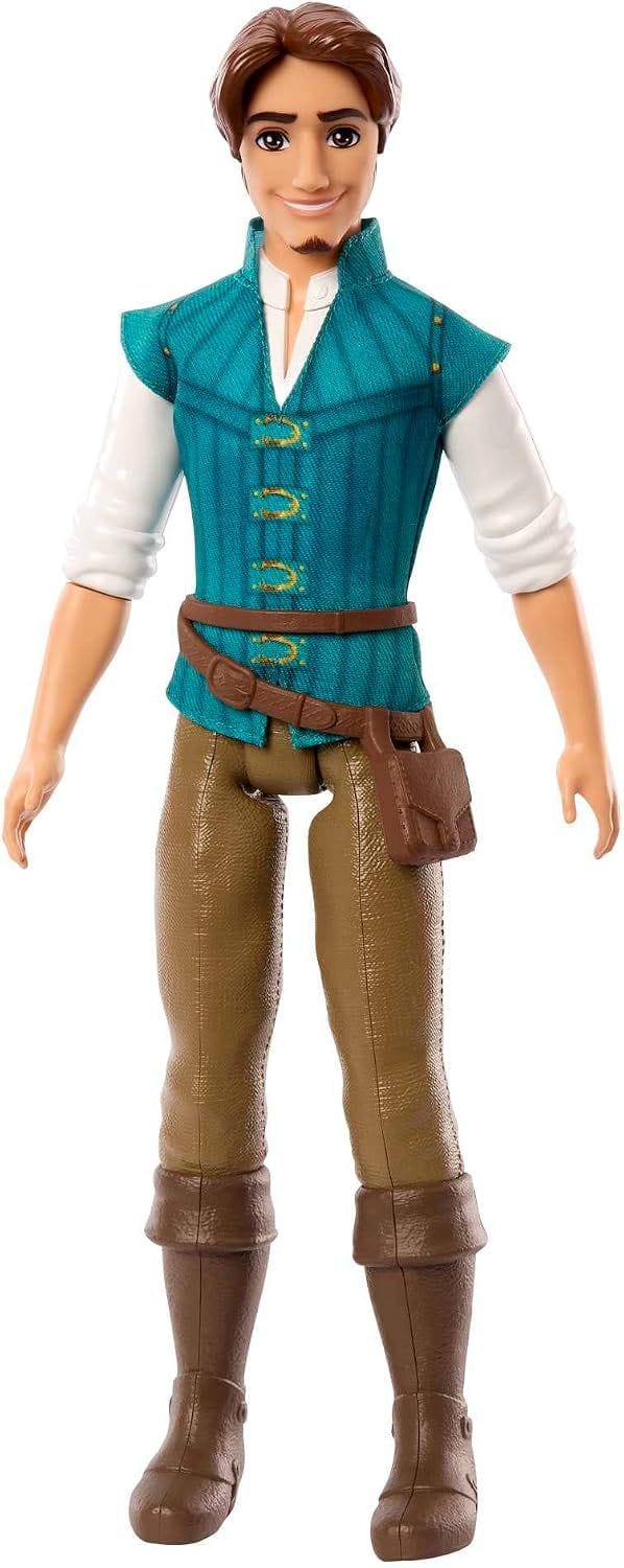Disney Princess Flynn Rider Fashion Doll, Posable Tangled Character Toy with Signature Outfit, Kids Doll, White