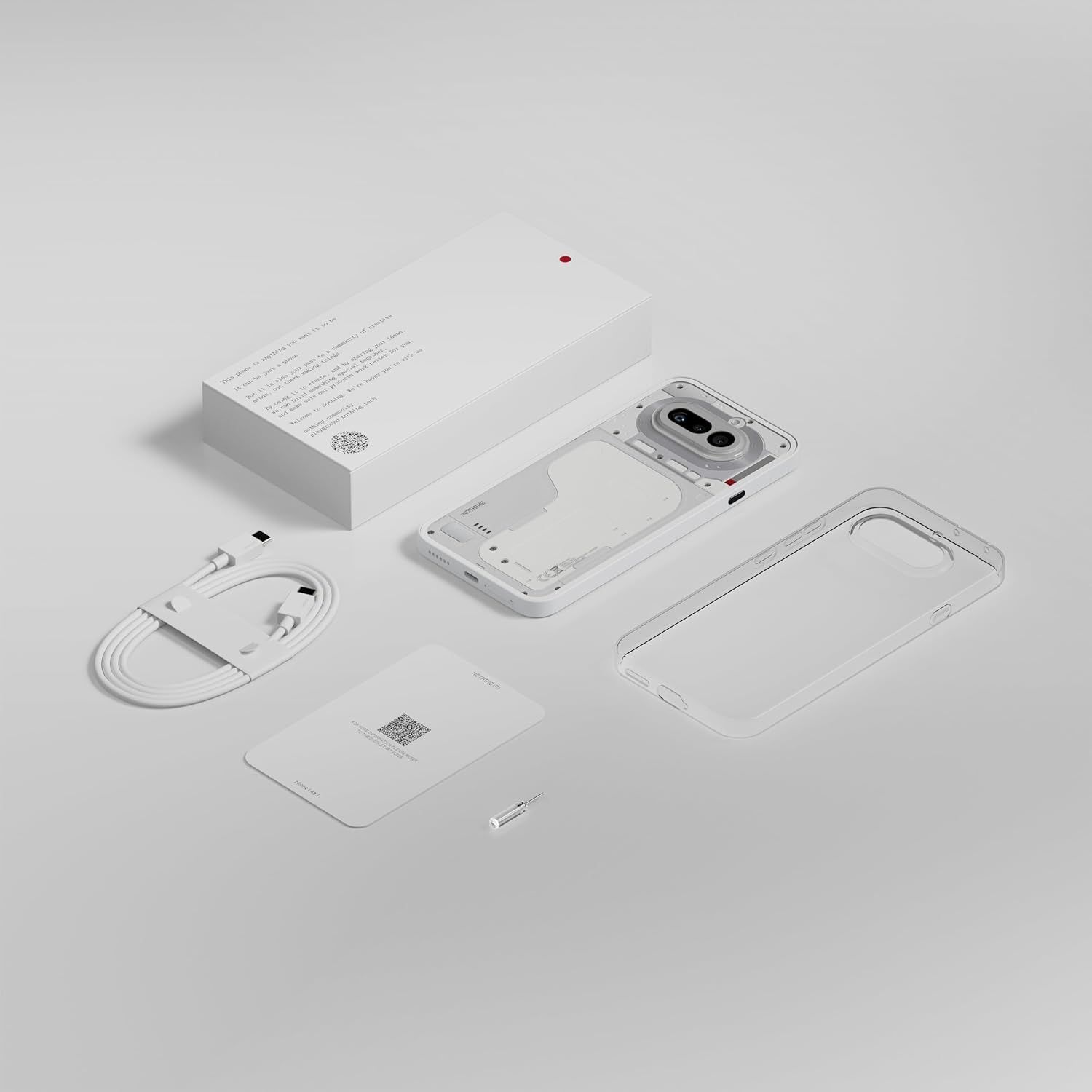 Nothing Phone (4a) - 50 MP Triple Camera, 70X Zoom, 120Hz AMOLED | White
