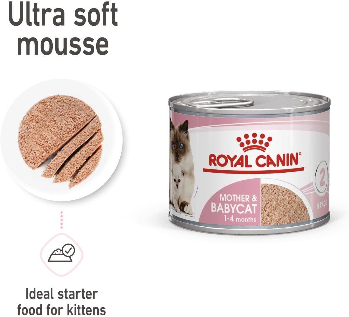 Royal Canin Mother & Babycat Wet Cat Food - Essential Nutrition for Kittens & Queens
