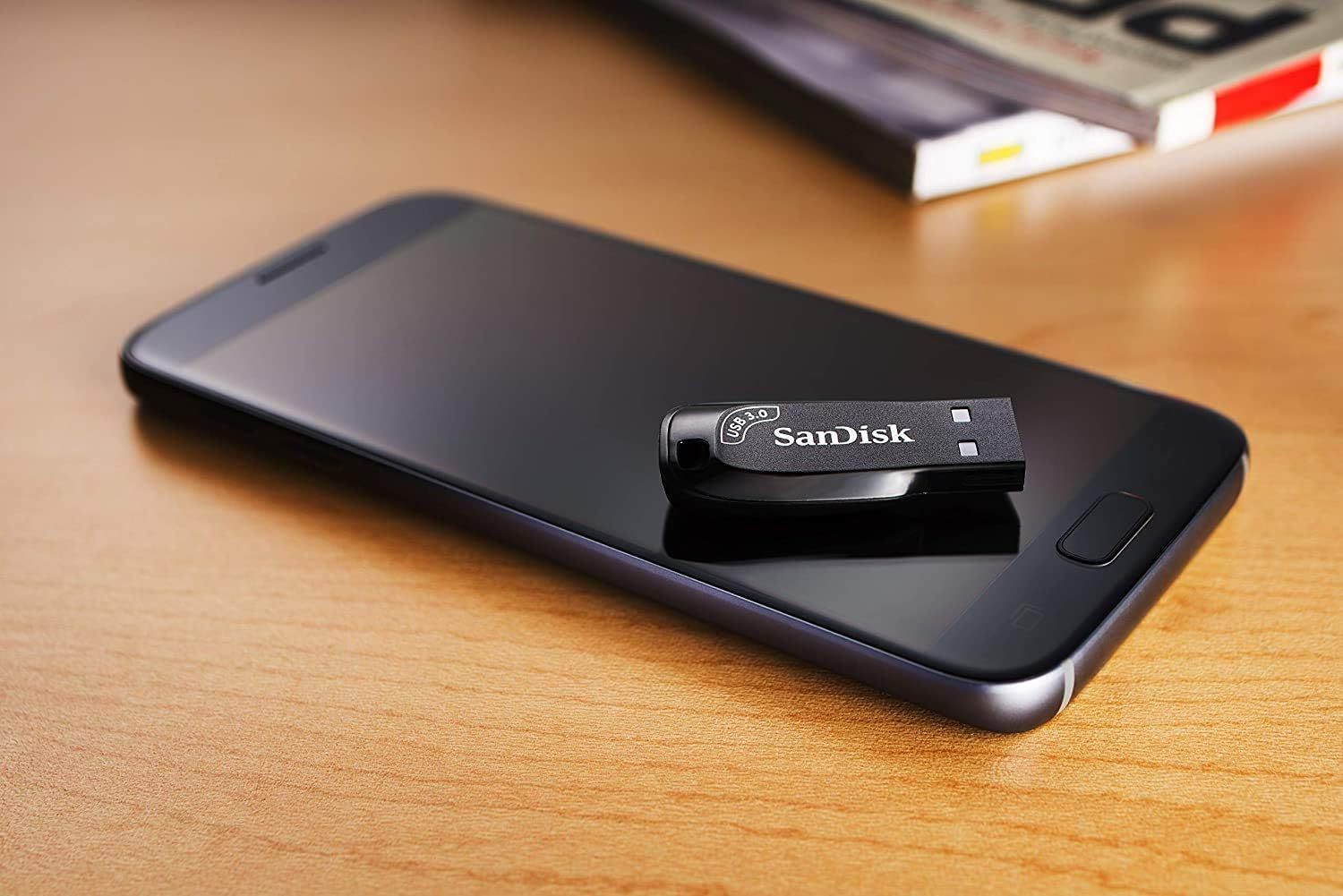 SanDisk Ultra Shift USB 3.0 Flash Drive 512GB with Up to 100MB/s Read Speed, Compact Portable Design & Plug-and-Play Storage | Black - 619659182342