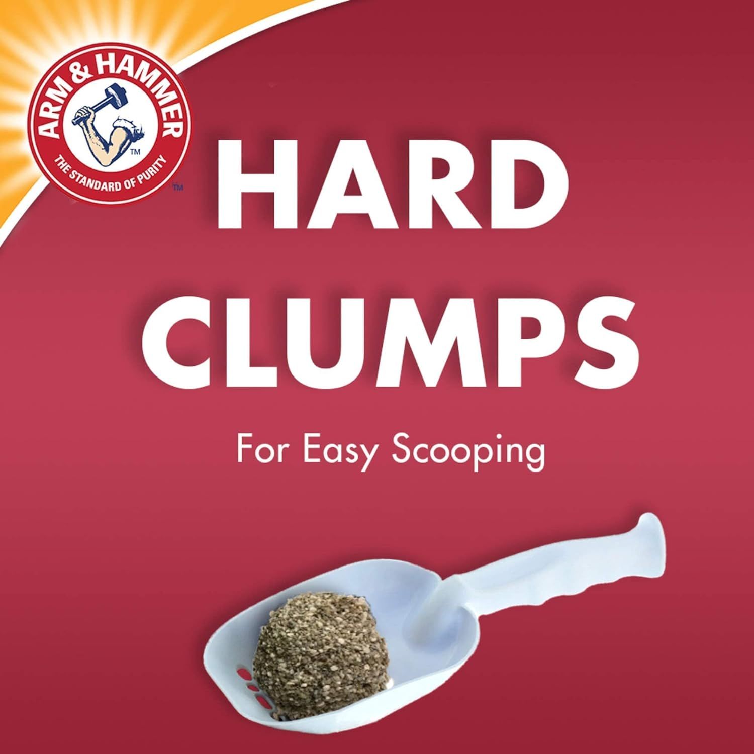 ARM & HAMMER Scented Clumping Cat Litter - Fast Scooping, Low Tracking, Natural Formula