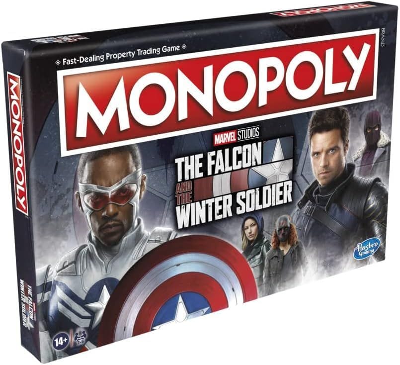Monopoly: Marvel Studios' The Falcon and the Winter Soldier Edition Board Game, Strategy Game  14 Years and Up, 2-6 Players