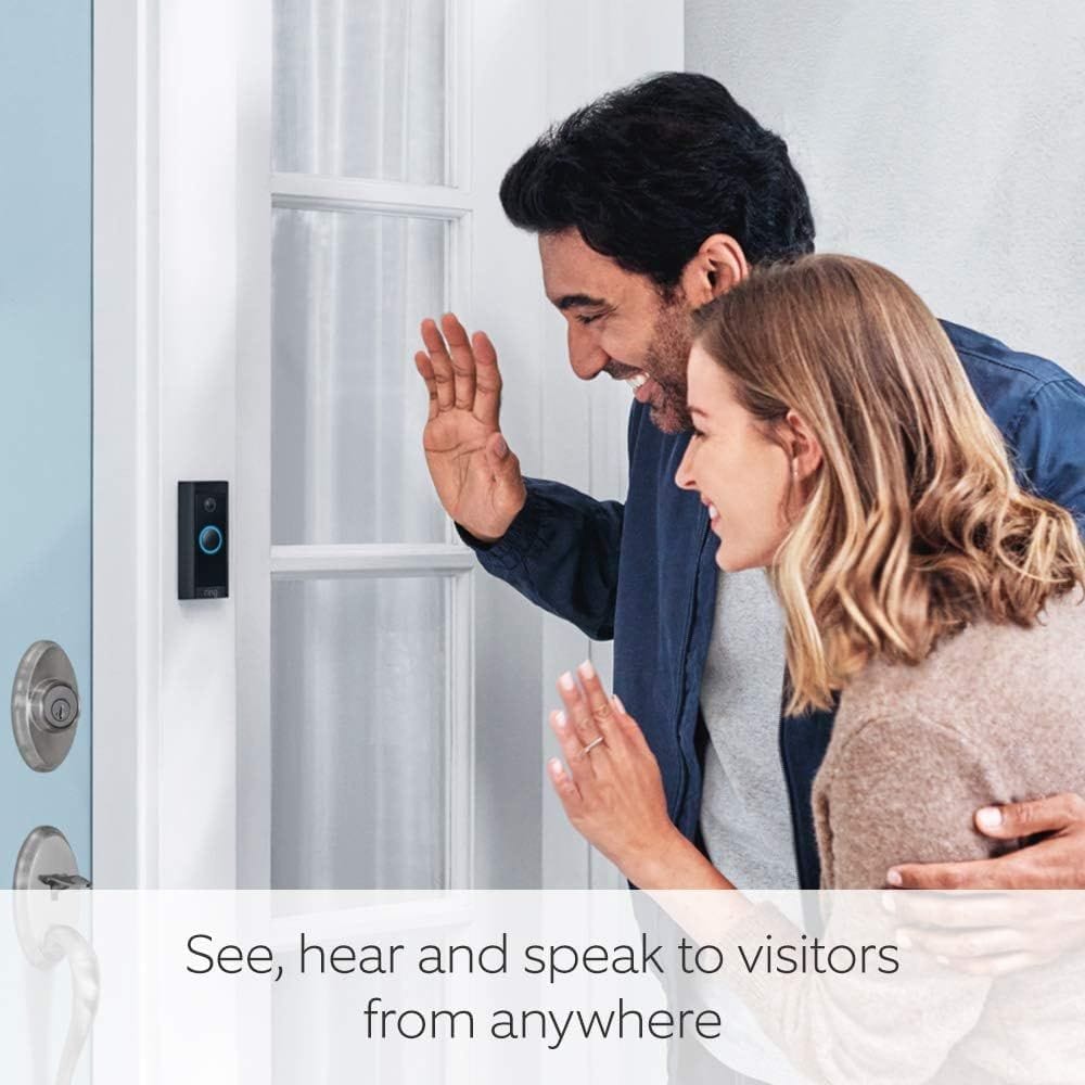 Ring Video Doorbell Wired, HD Video Security Camera, Advanced Motion Detection, Two-Way Talk, Night Vision & Smart Doorbell System