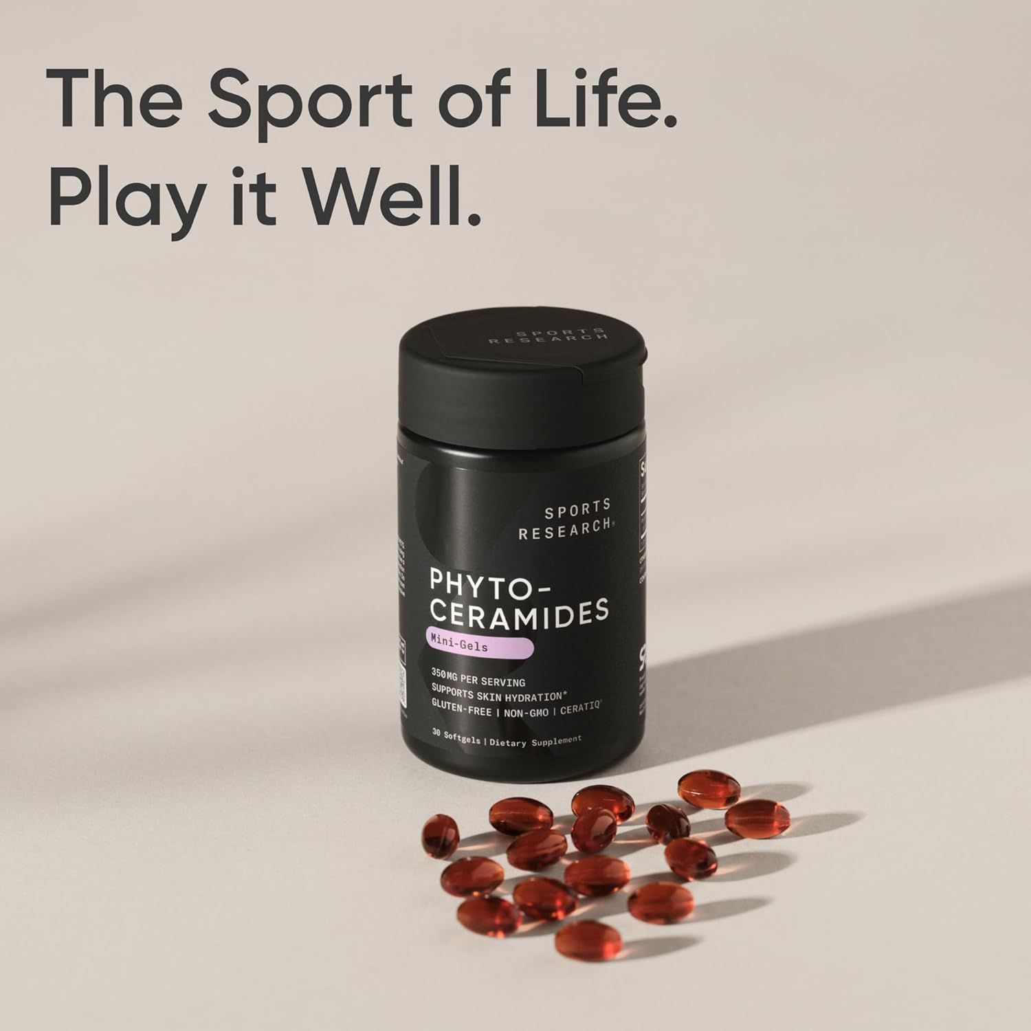 Sports Research Hydrate Your Skin with Phytoceramides | Sports Research 350mg