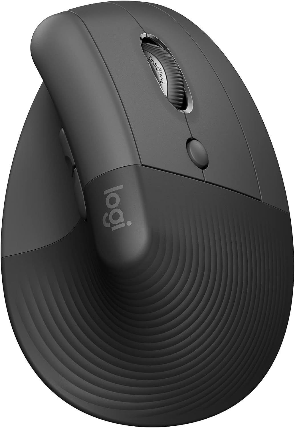 Logitech Lift Vertical Ergonomic Wireless Mouse - Graphite, Bluetooth or Logi Bolt USB