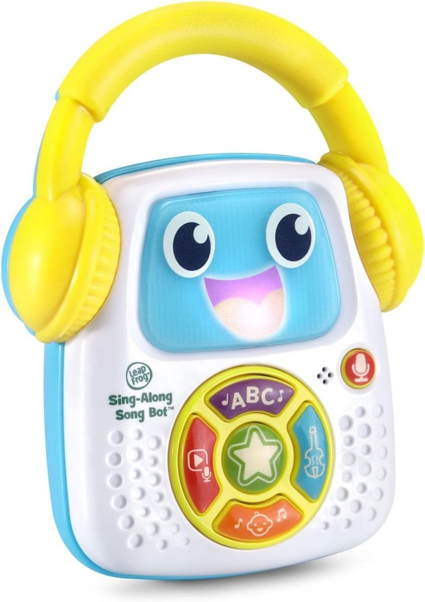 LeapFrog Sing-Along Song Bot Interactive Musical Robot Toy for Babies & Toddlers, Record & Play