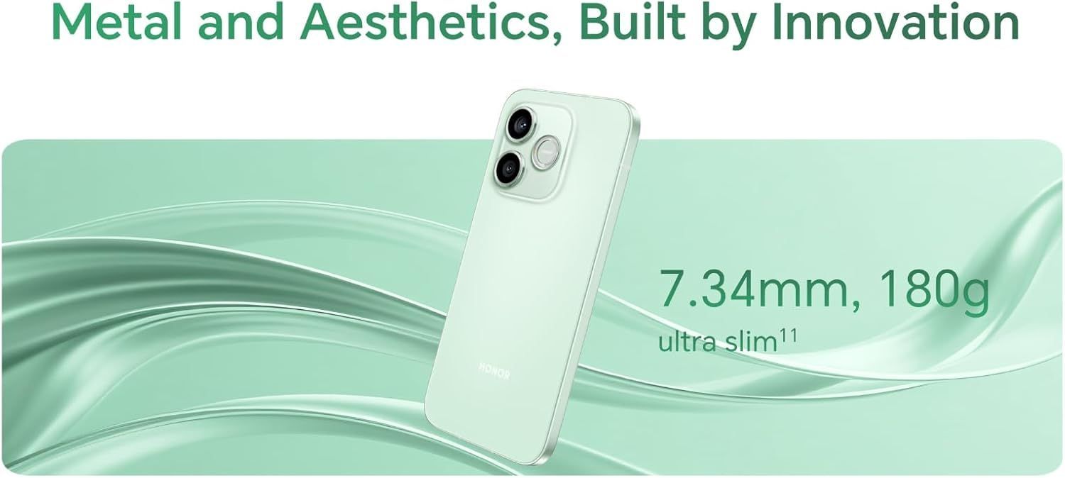 Honor 600 Lite - 256GB ROM, 8GB RAM, 5G Unlocked Smartphone|Sprout Green